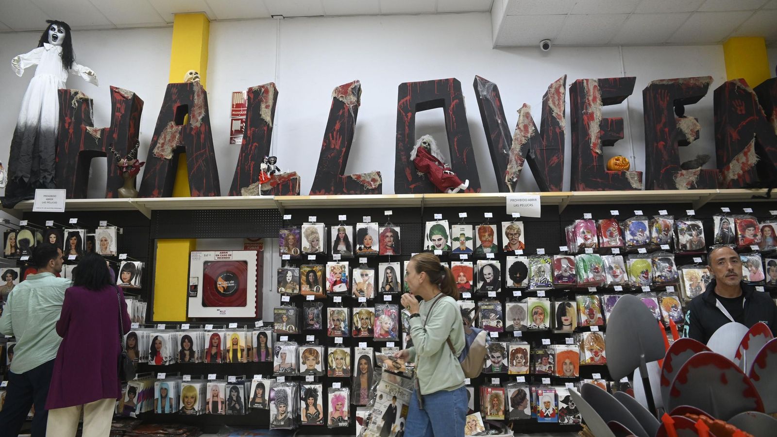 Decoración de Halloween en Moyano
