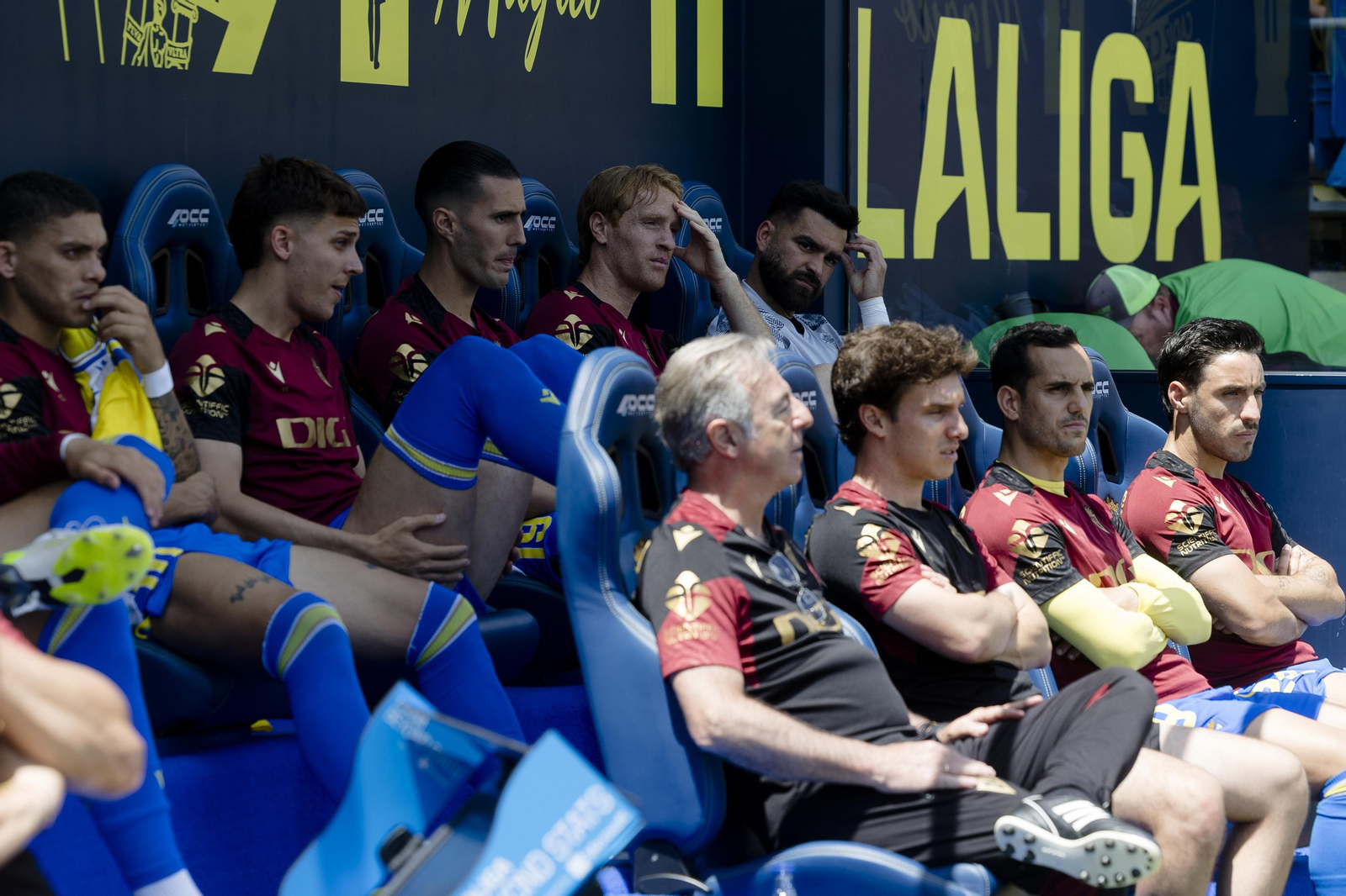 Las imágenes del partido entre el Cádiz C.F y el Getafe