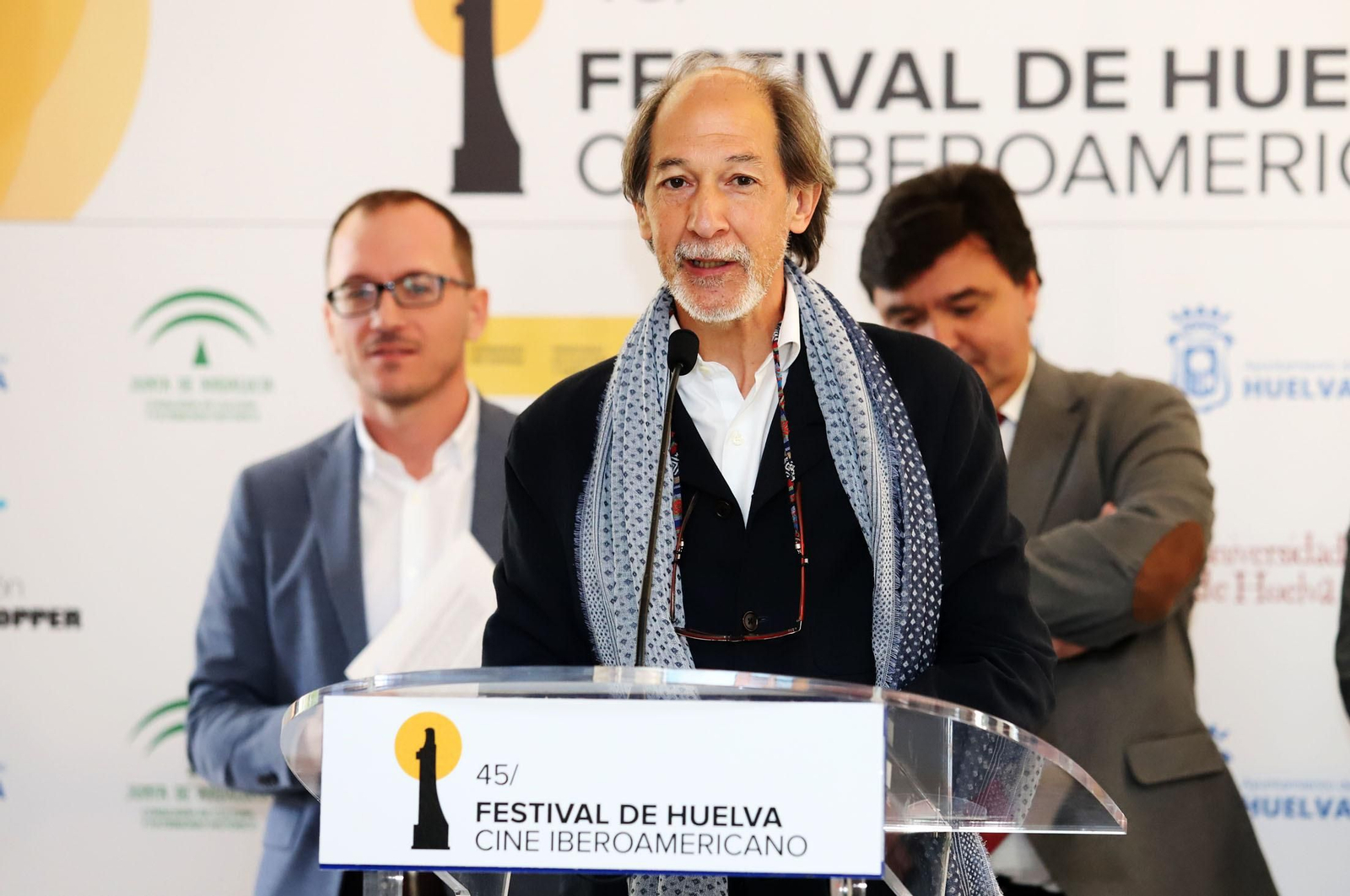 Imágenes de la presentación de la 45 edición del Festival de Huelva Cine Iberoamericano