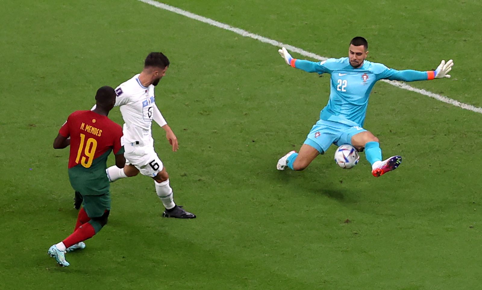 Las imágenes del Portugal - Uruguay