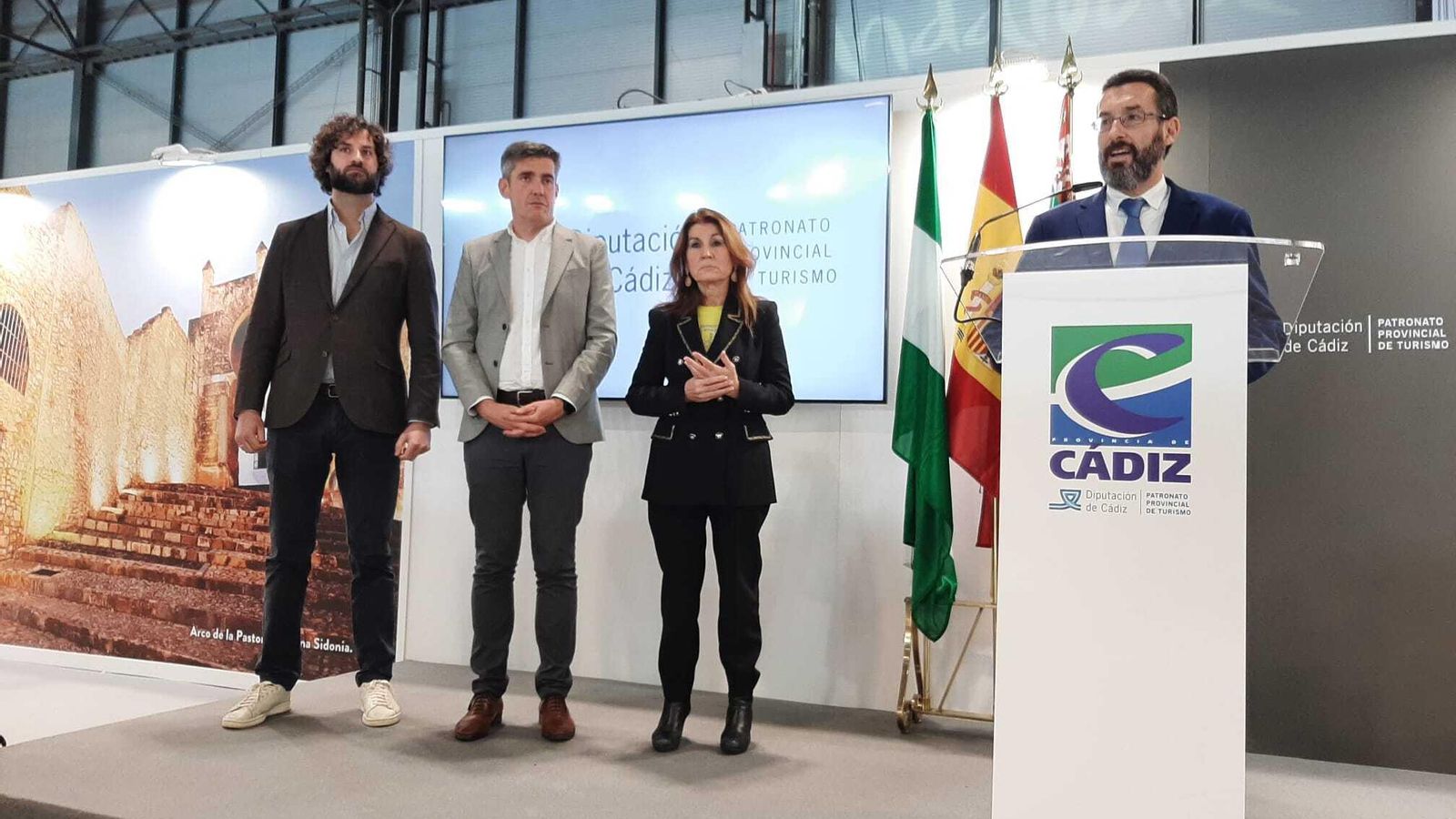 Un momento de la presentación de La Línea en Fitur.