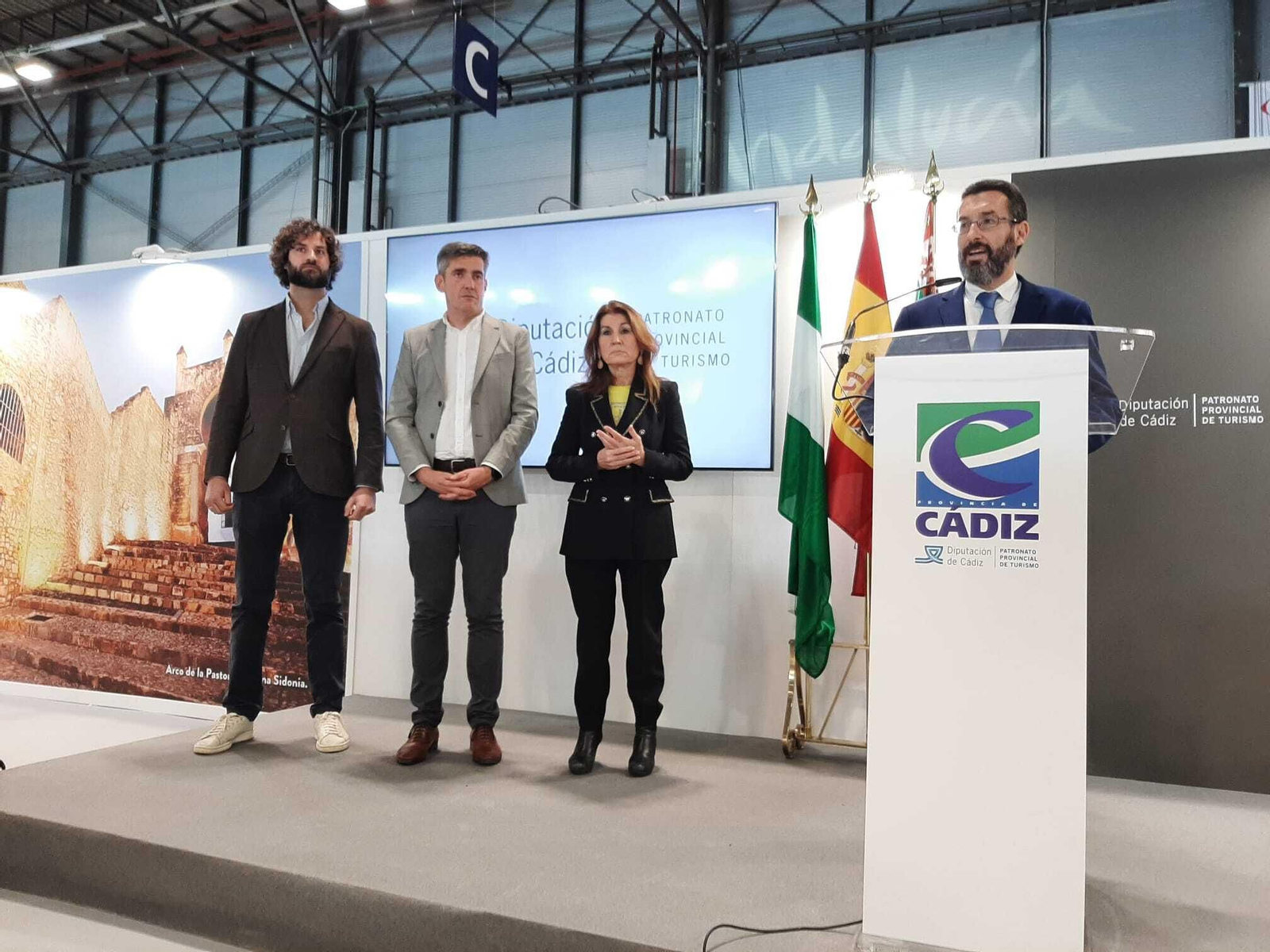 Un momento de la presentación de La Línea en Fitur.