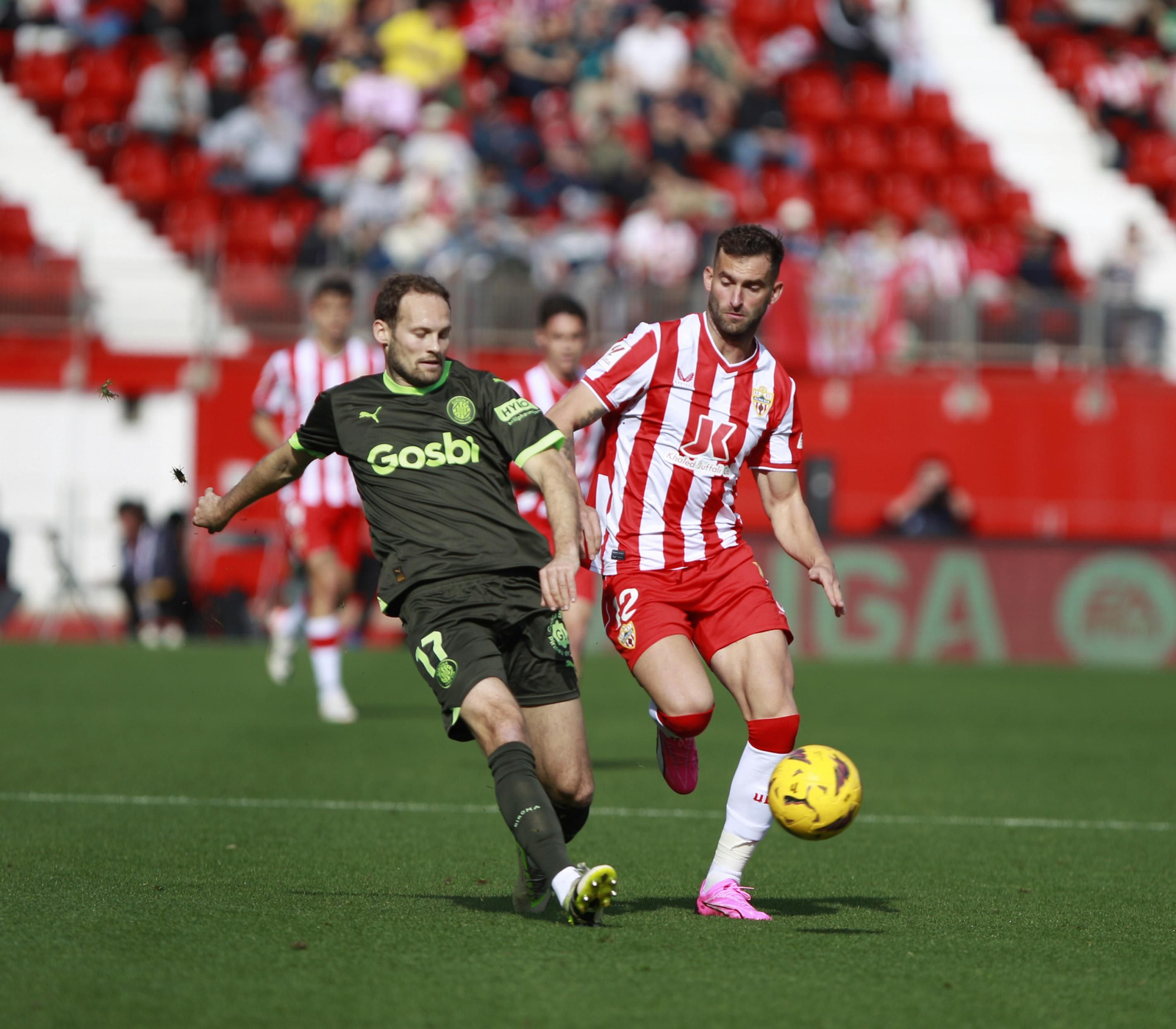 Las mejores imágenes del partido de fútbol U.D. Almería-Girona F.C.