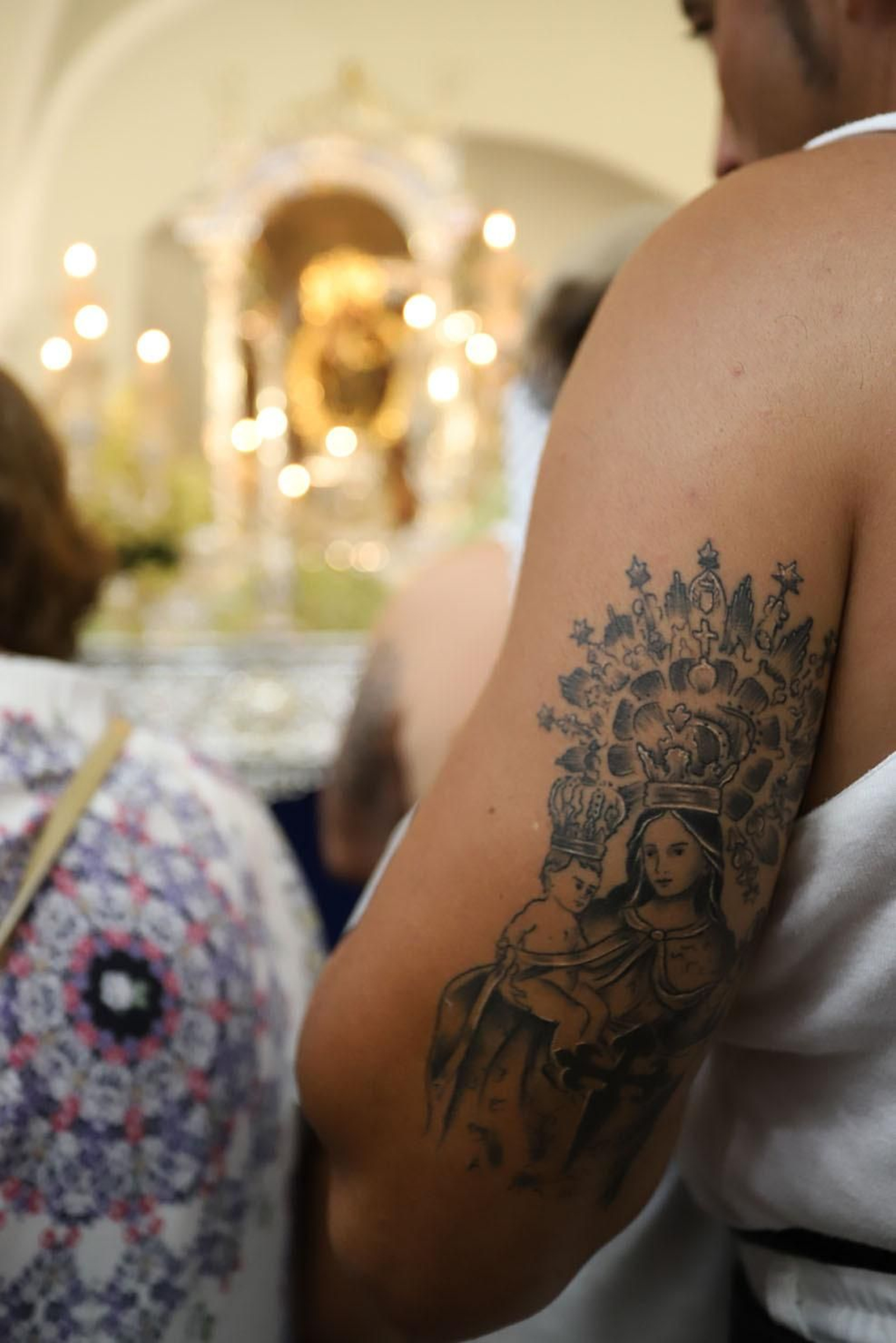 Traslado popular de la Virgen de la Cinta a su Santuario