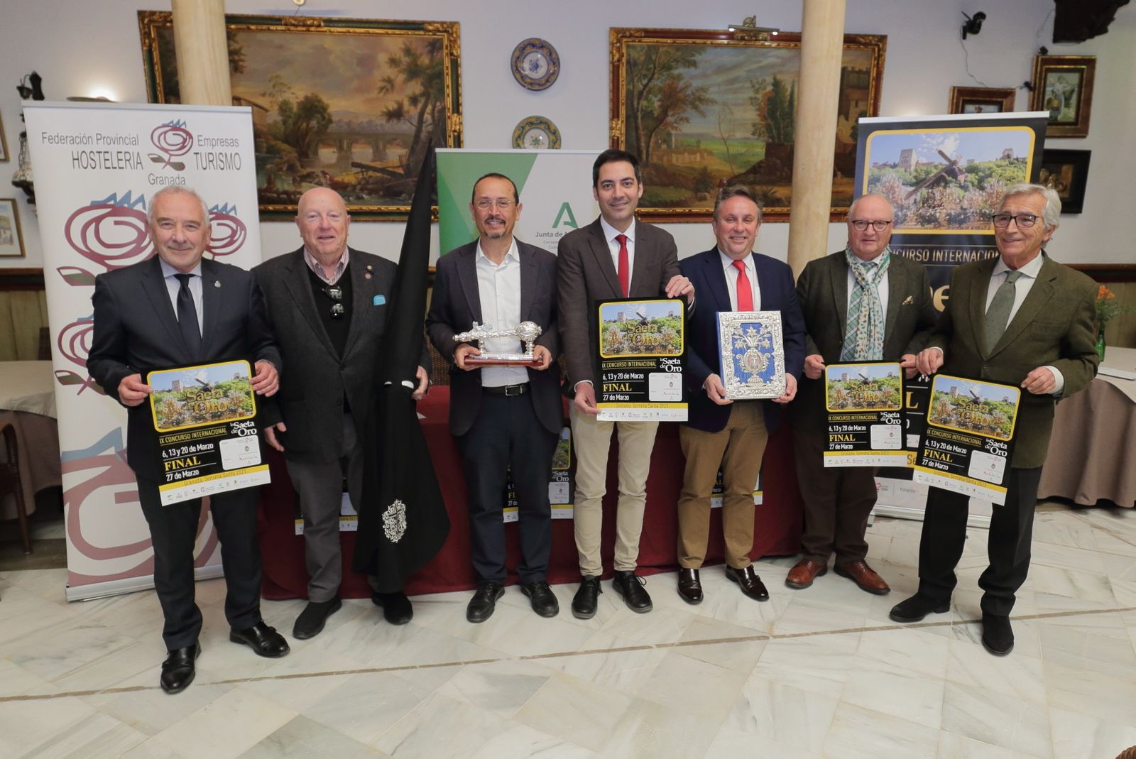 Imagen de la presentación del noveno concurso de la Saeta de Oro de Granada