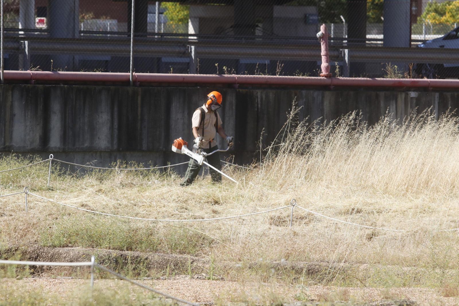 Últimos trabajos de limpieza en el yacimiento de Cercadilla.
