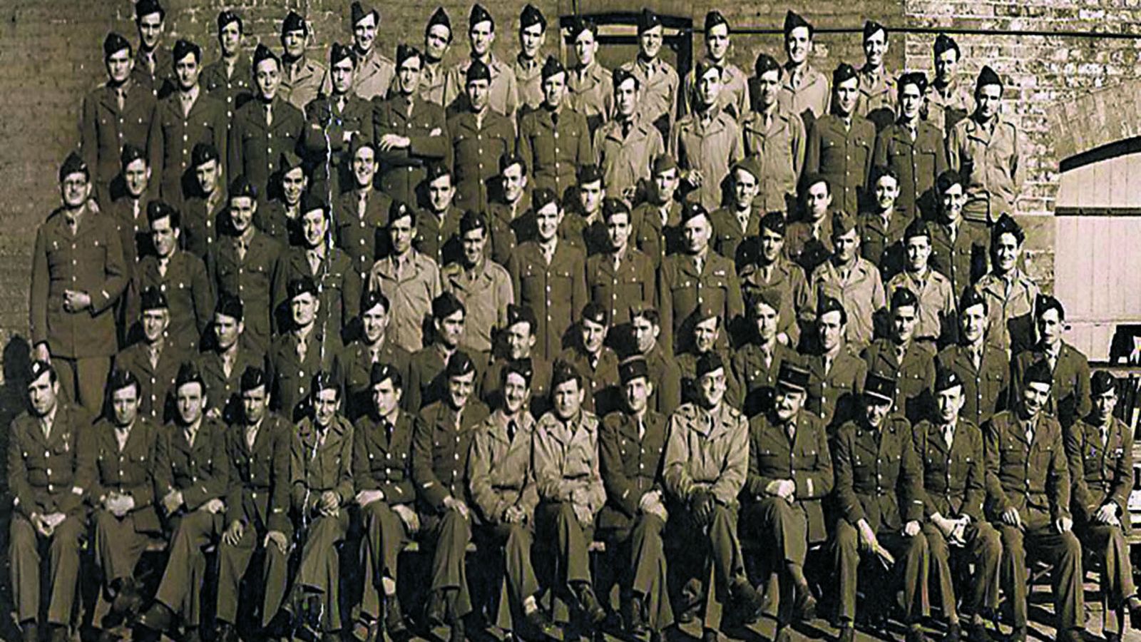 Los componentes de la compañía de blindados La Nueve de la II División de Leclerc