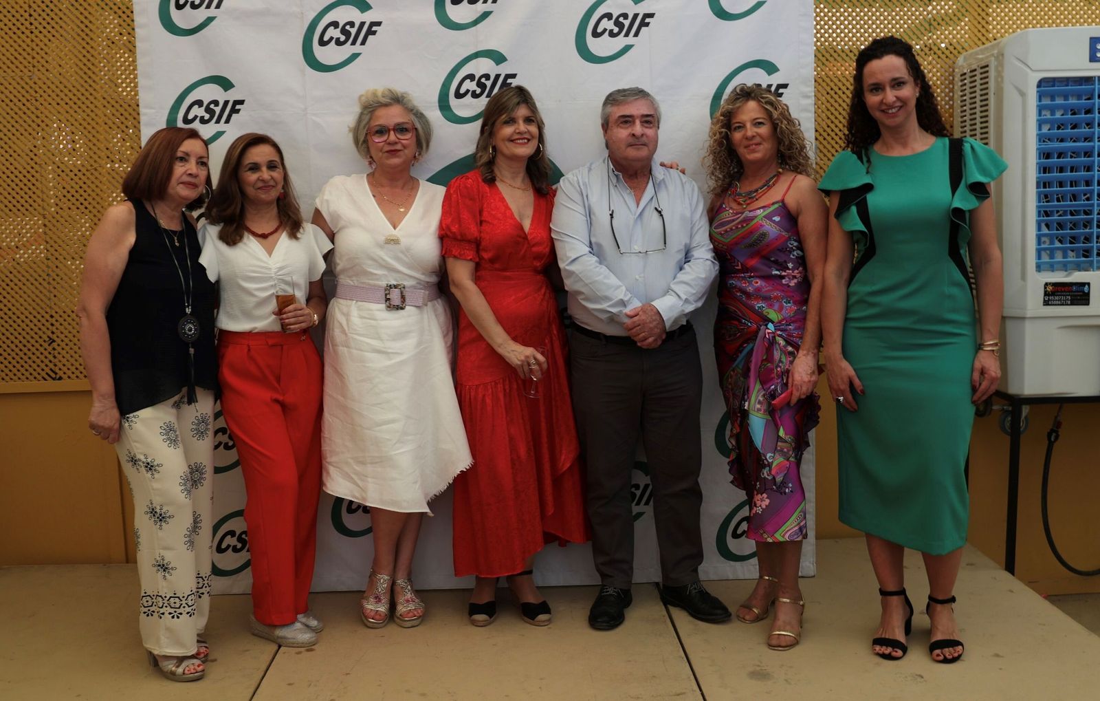 Las fotos de la recepción del CSIF antes del pescaíto