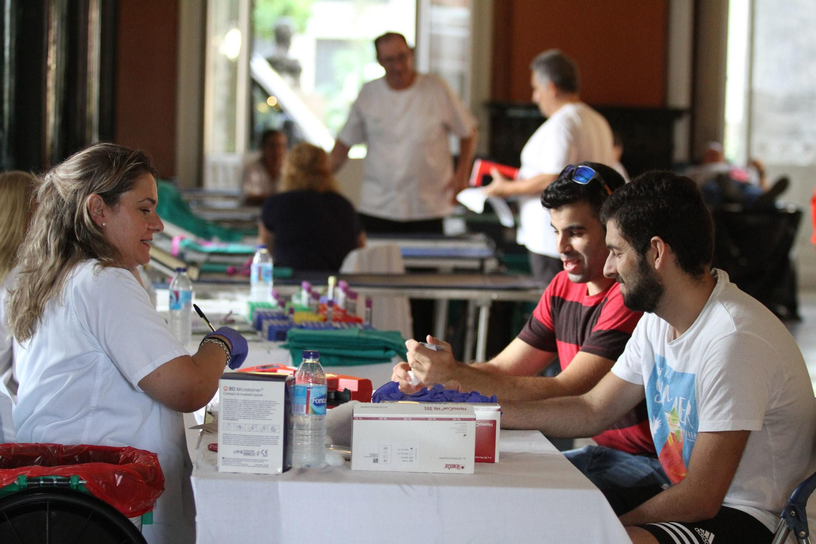 Macrocolecta de sangre en la Casa Colón