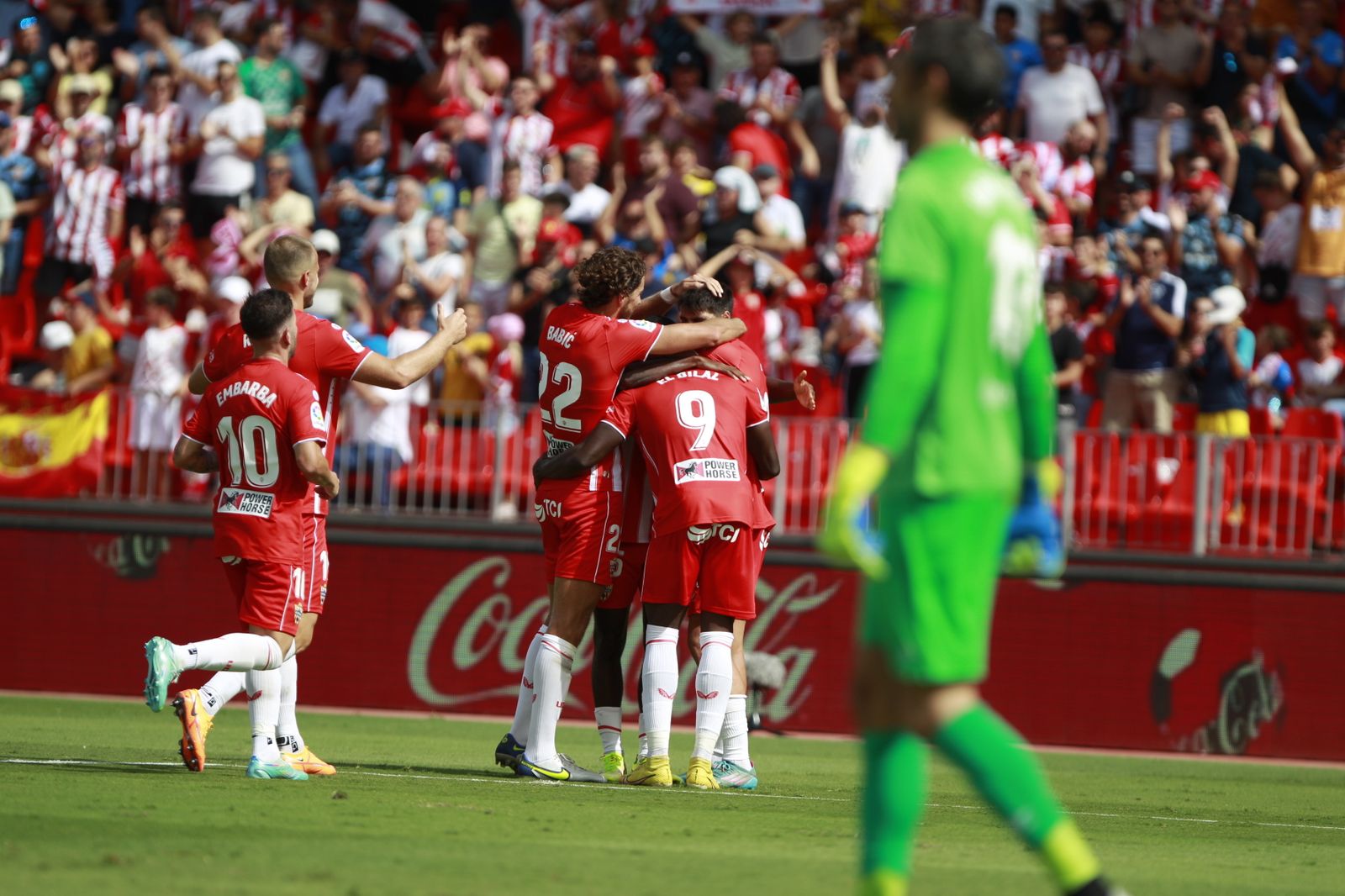 Imágenes de la U.D. Almería-Rayo Vallecano