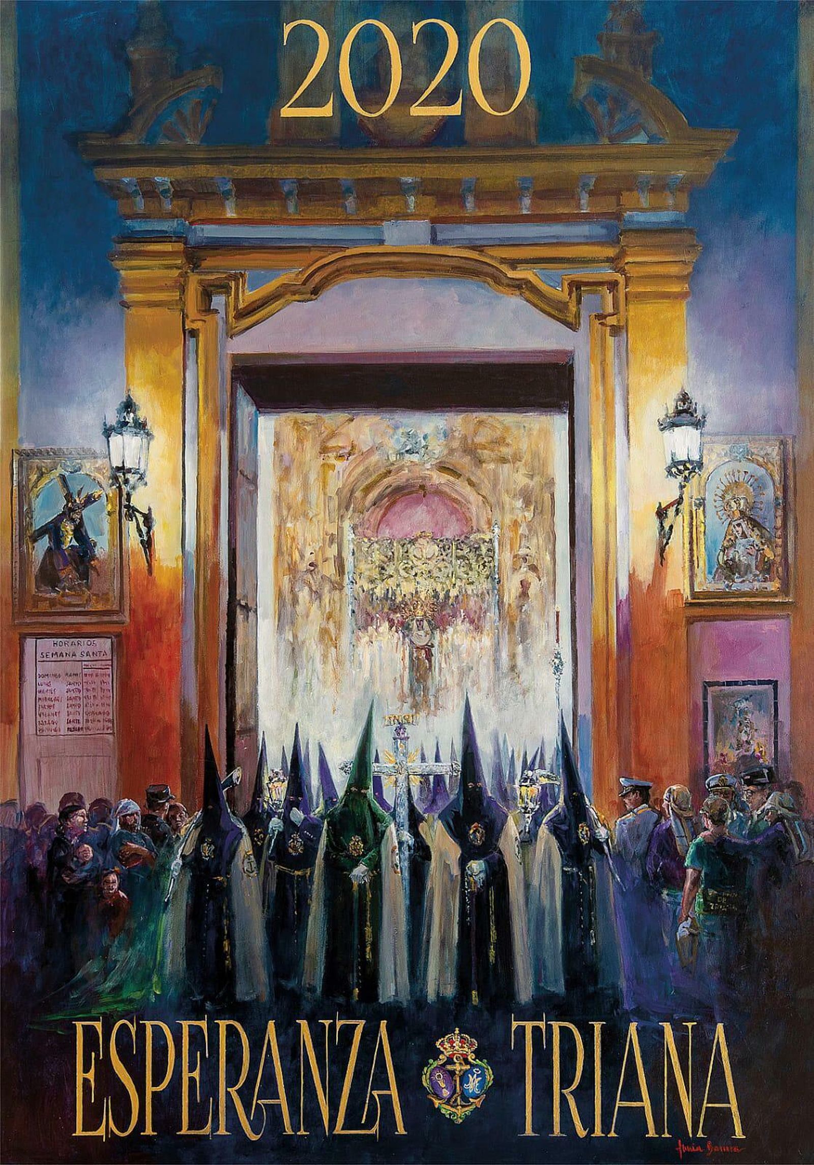 El cartel de Nuria Barrera.