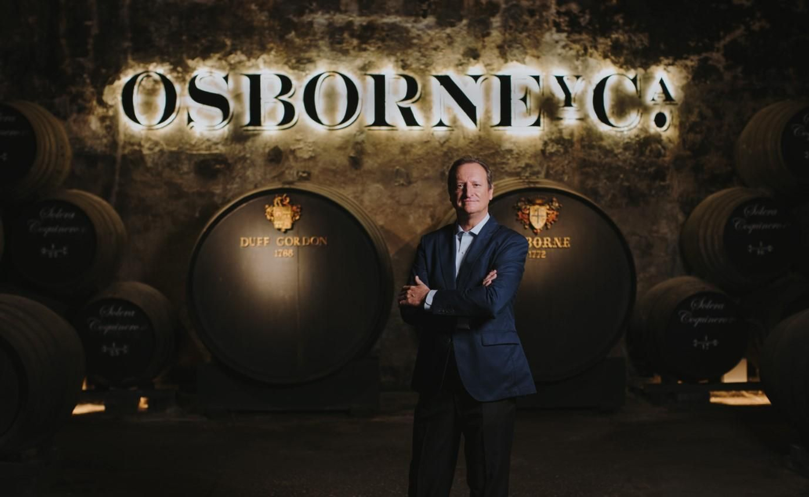 Fernando Terry, en las bodegas de Osborne en El Puerto de Santa María. Fernando Terry, en las bodegas de Osborne en El Puerto de Santa María.