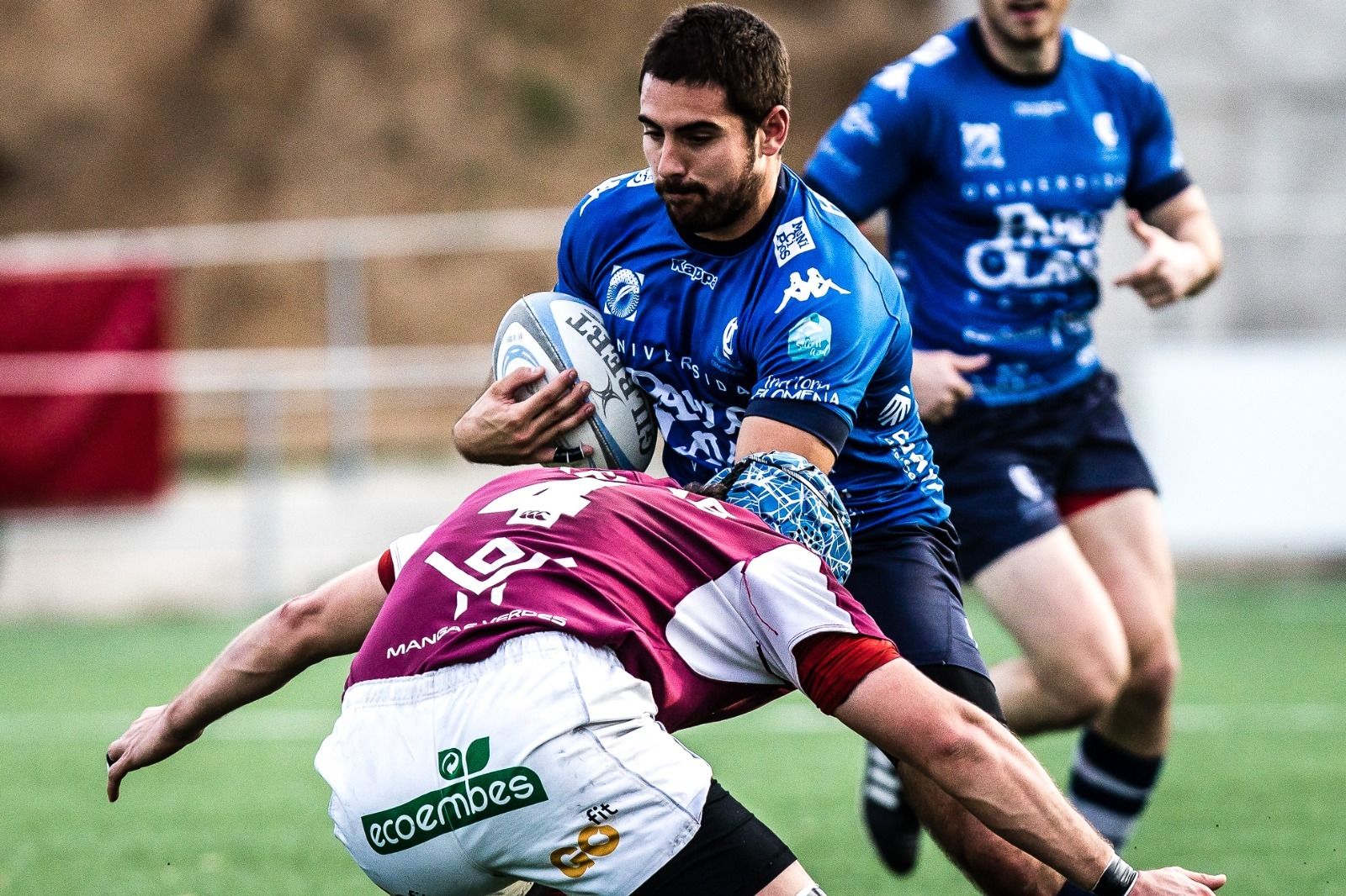 Nacho Salazar, en una acción en el partido de la temporada pasada.