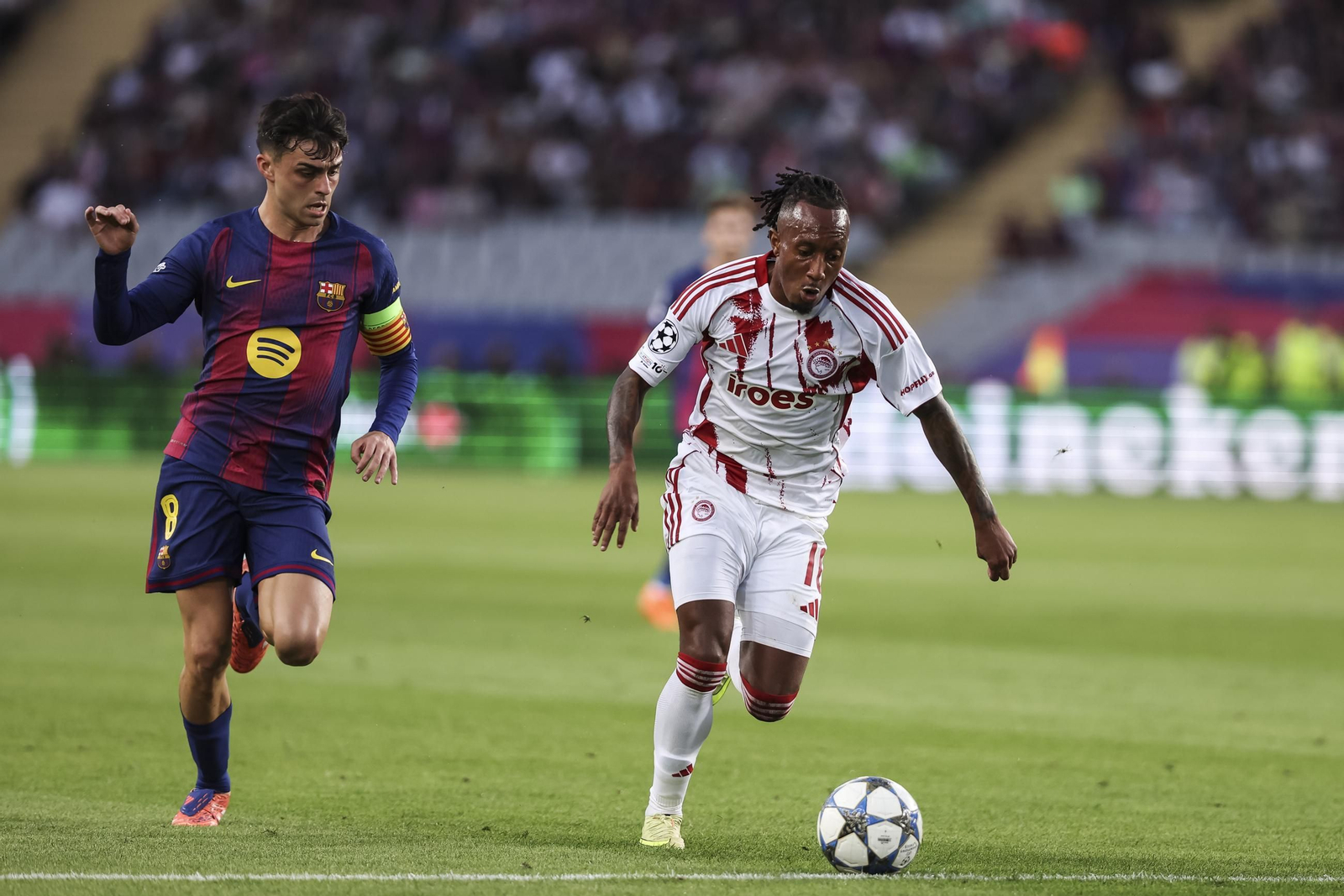 Las fotos del Barcelona-Olympiacos