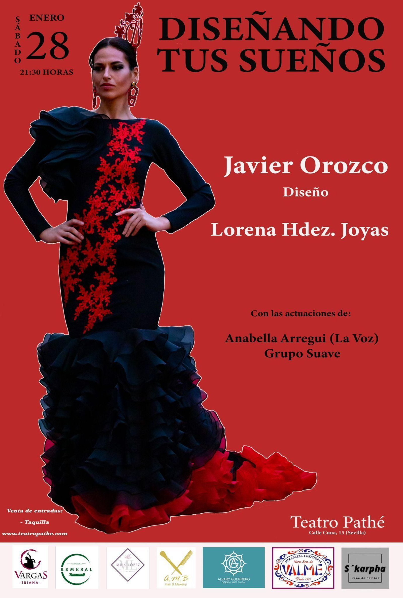 Cartel que anuncia el espectáculo 'Diseñando tus sueños'
