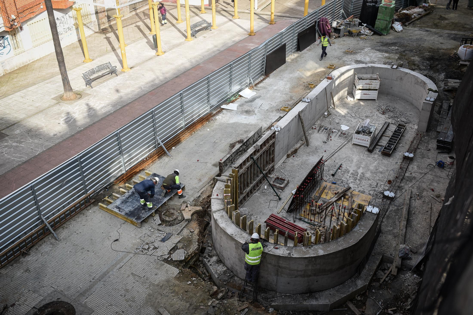 Imágenes de la restauración del edificio de Santa Fe