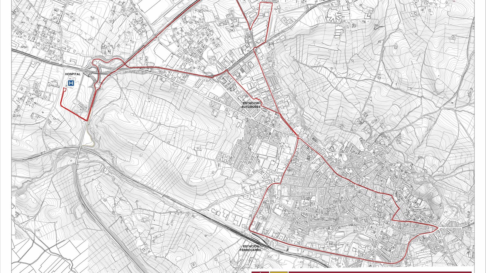 Recorrido del autobús gratuito de Montilla.