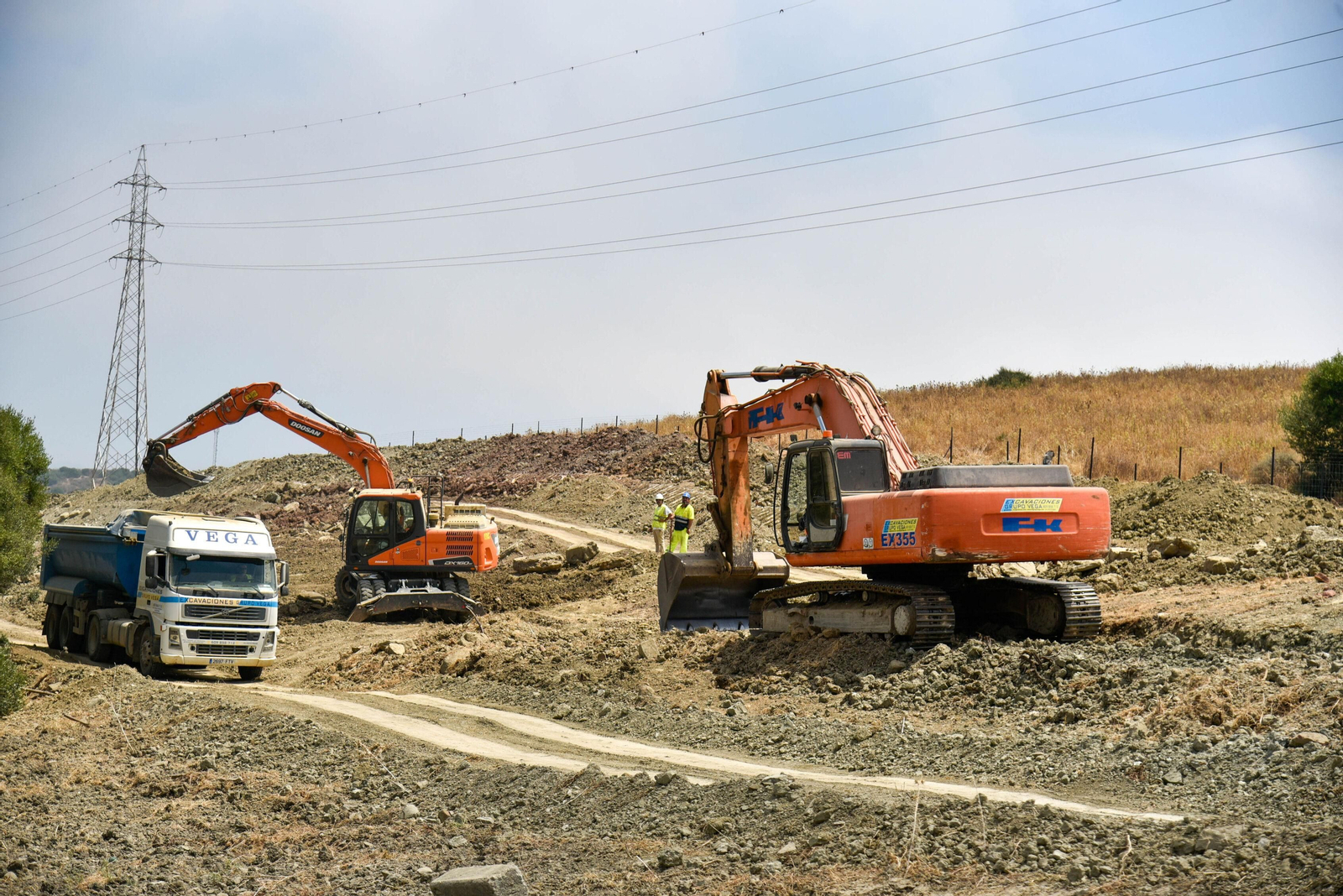 Obras en el Acceso Sur de Algeciras