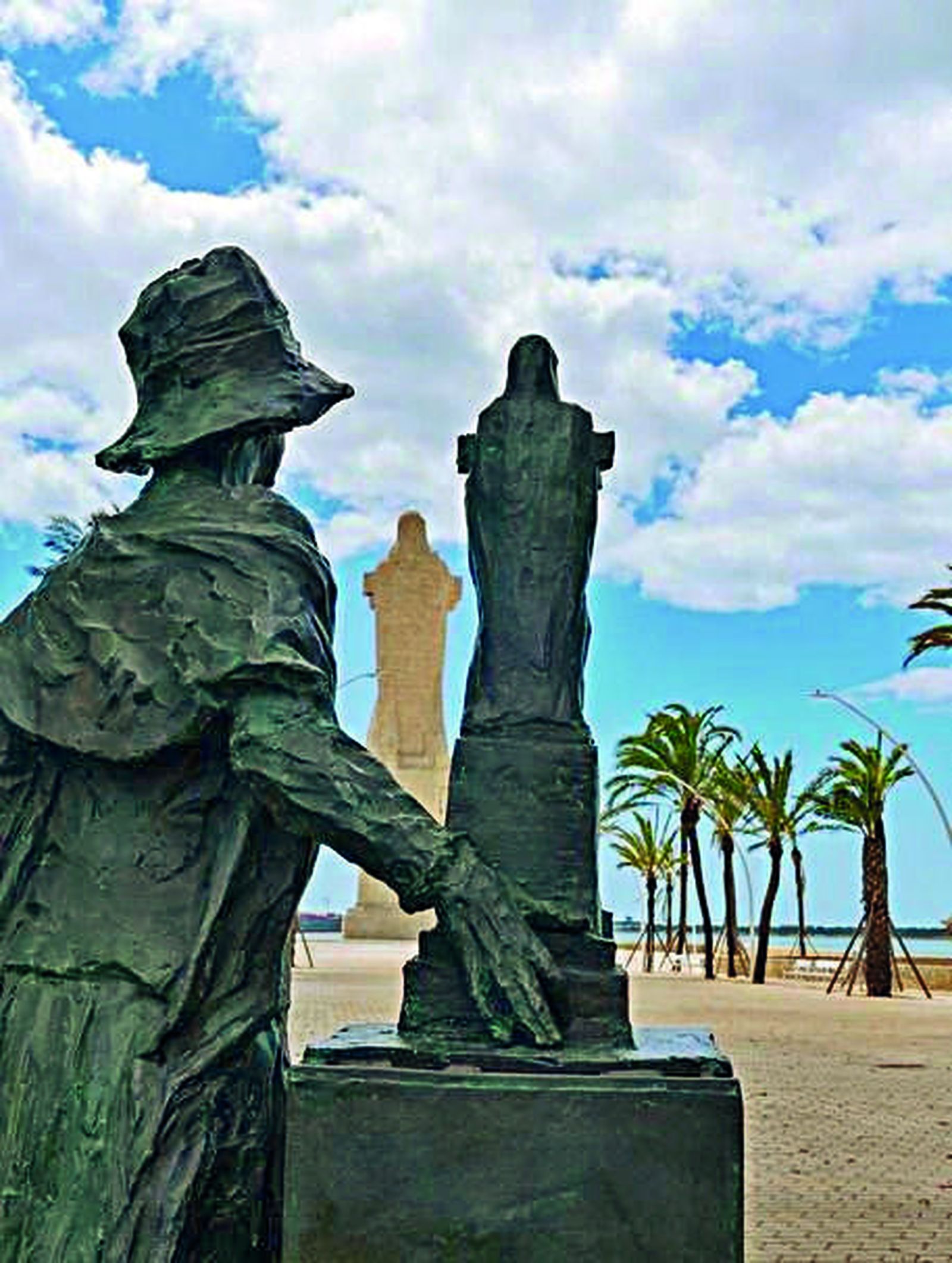 La escultura de Miss Withney, en la Punta del Sebo