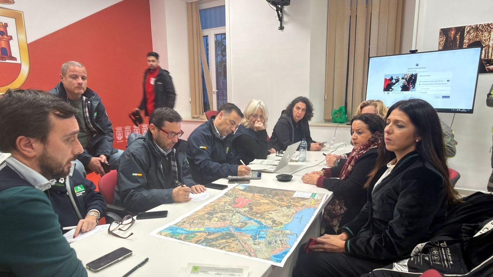 Centro de mando avanzado del 112 en San Roque.