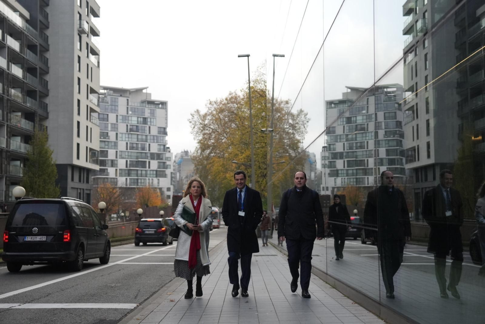 Juanma Moreno, esta semana en Bruselas.
