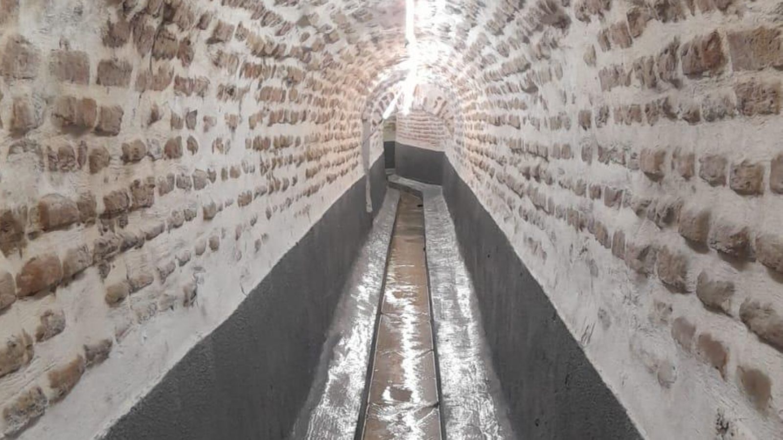 El colector del Hospital de la Caridad.