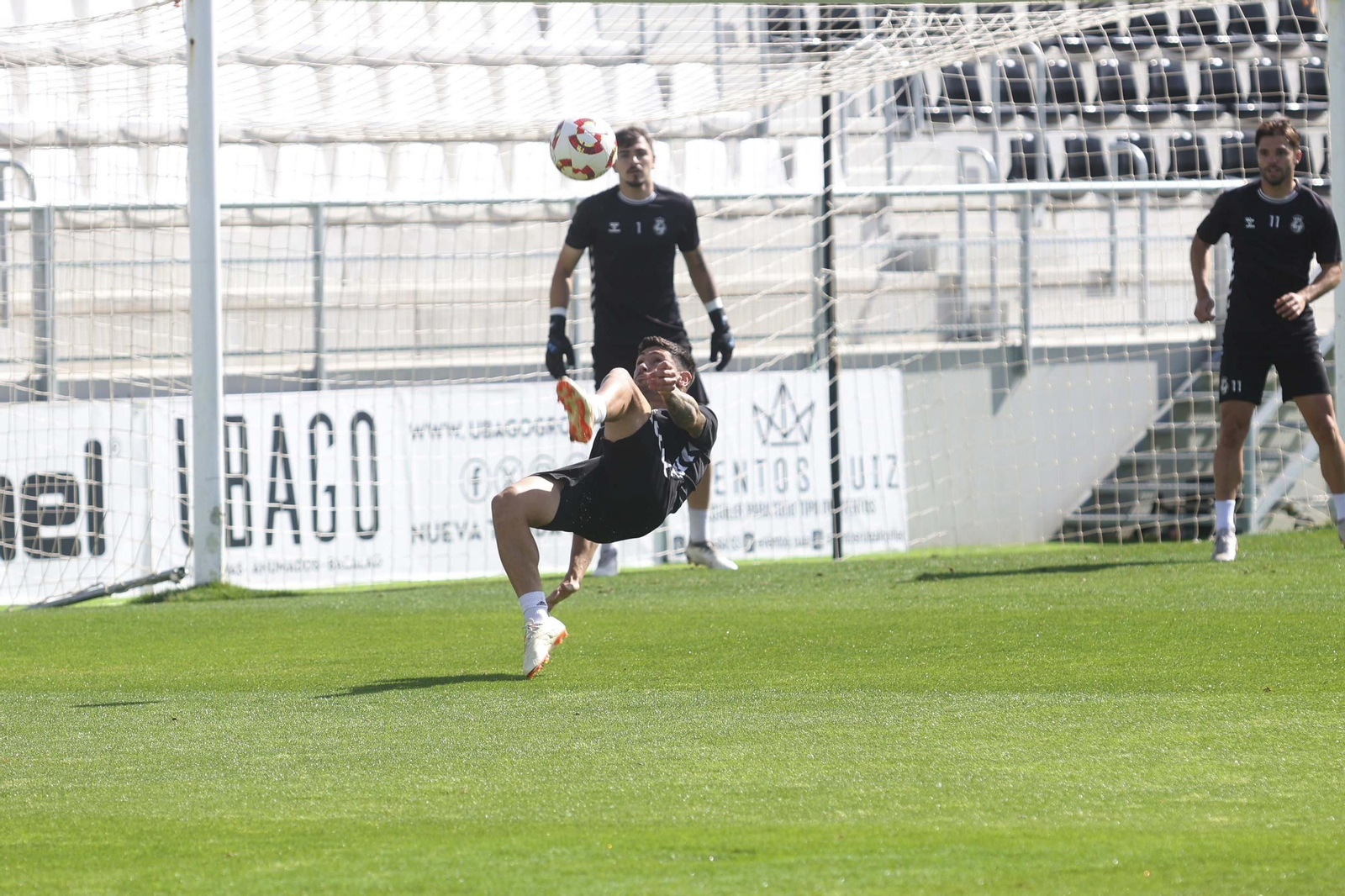 Fotos del último entrenamiento de la Balona antes del decisivo partido ante el líder