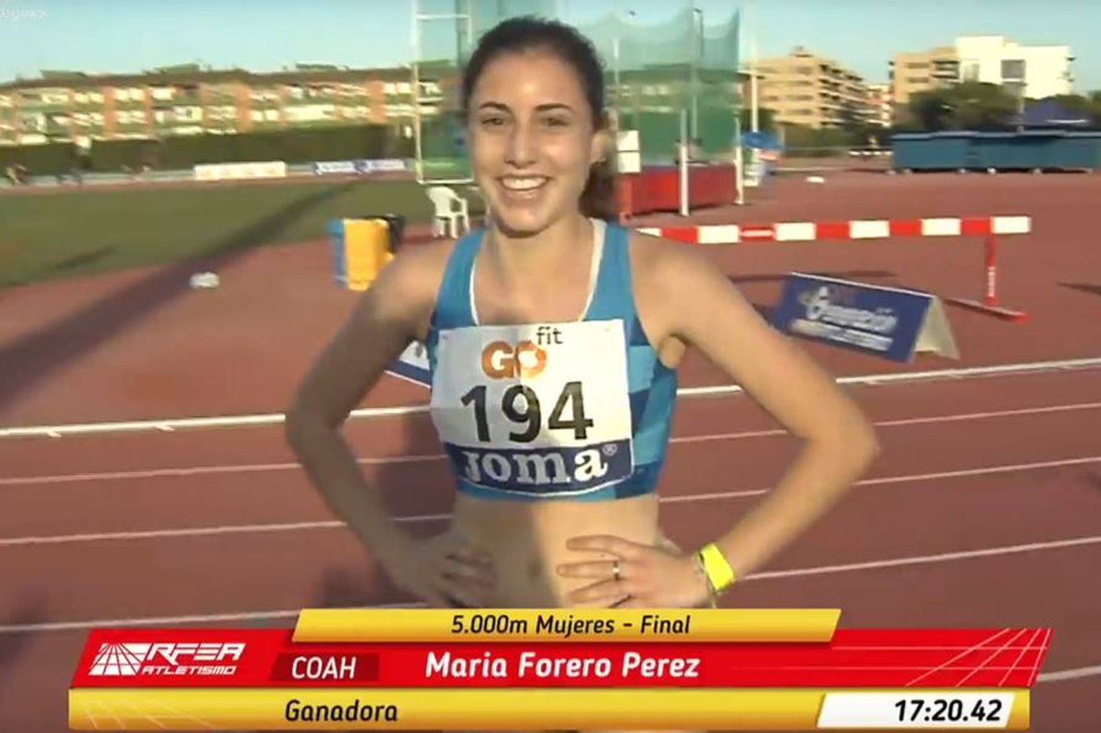 María Forero será una de las representantes onubenses en el Nacional.