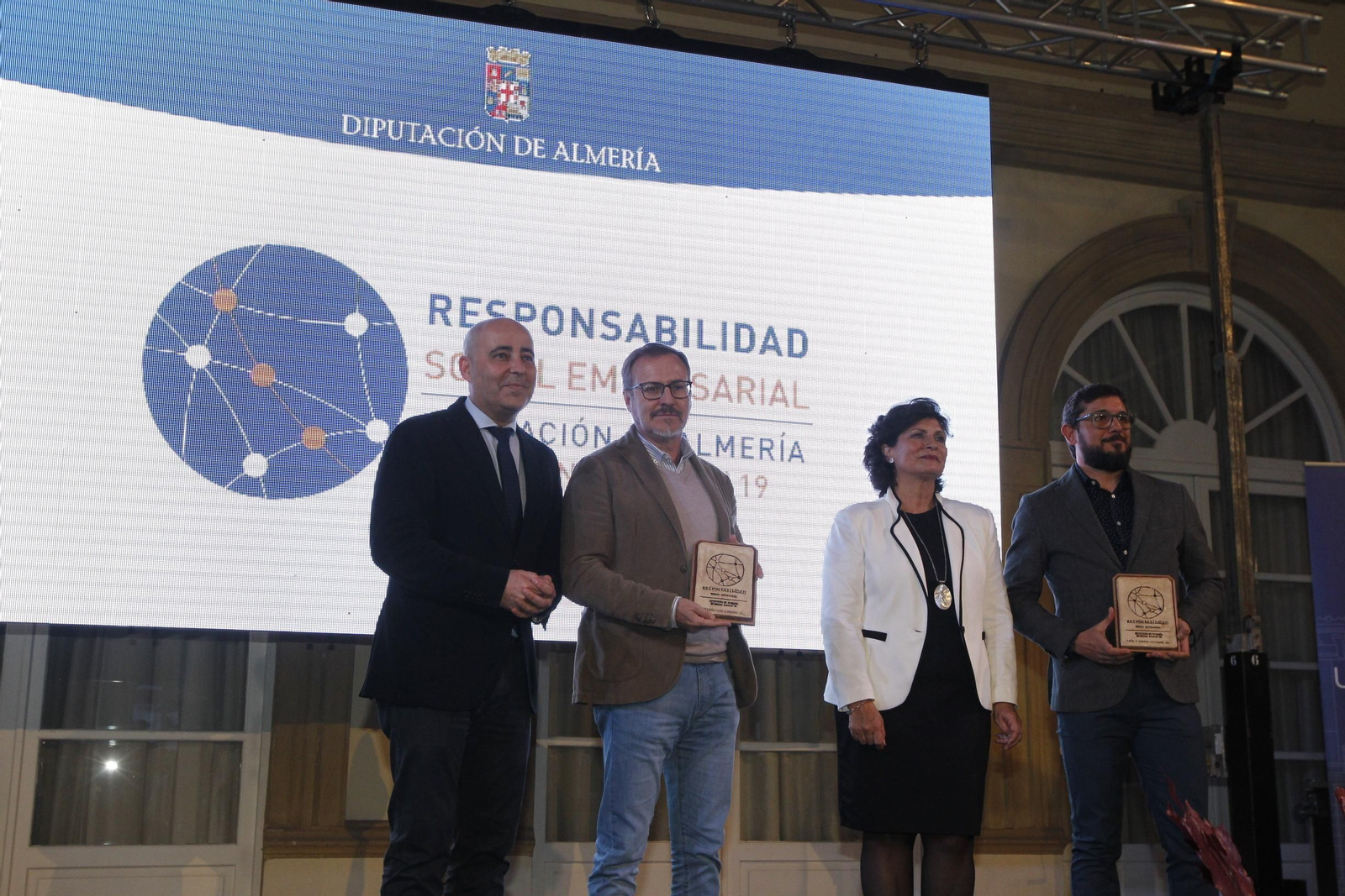 Fotogalería Premios Responsabilidad Social Empresarial 2019. Diputación de Almería