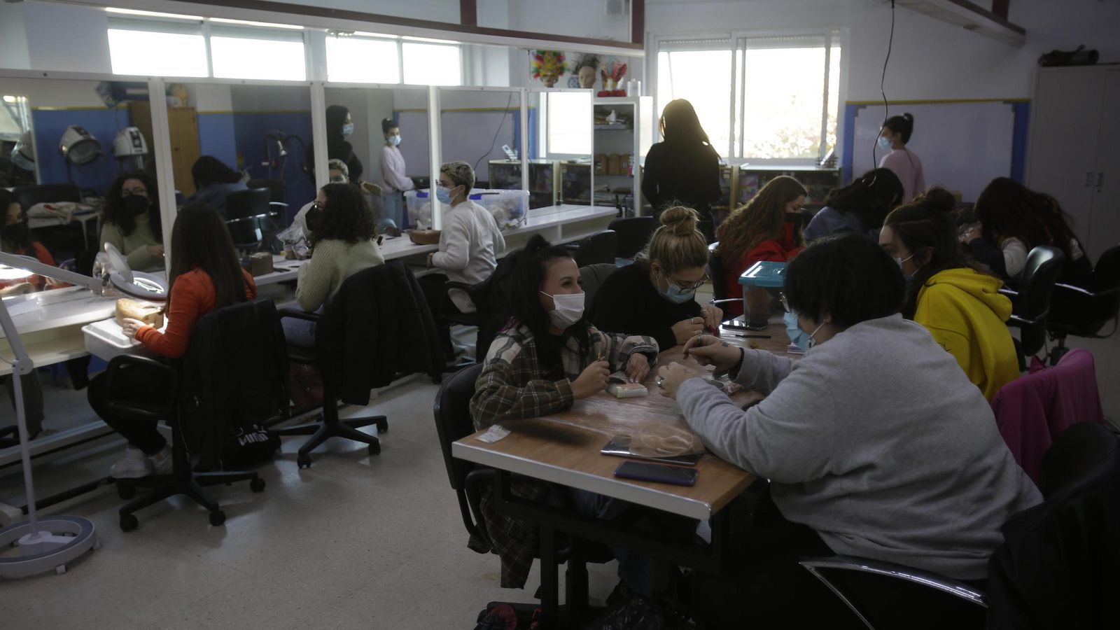 Imagen de archivo de una FP de Estética y Peluquería.