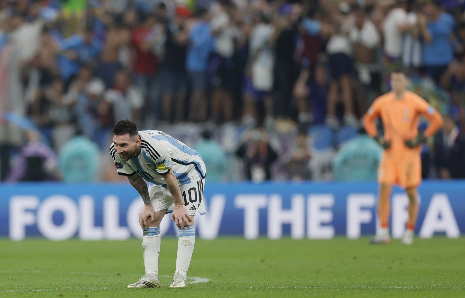 Las fotos de Messi contra Croacia