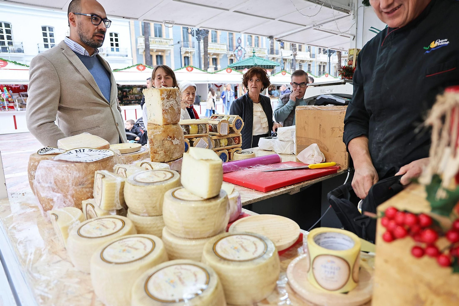 Mercado artesano en Plaza de las Monjas