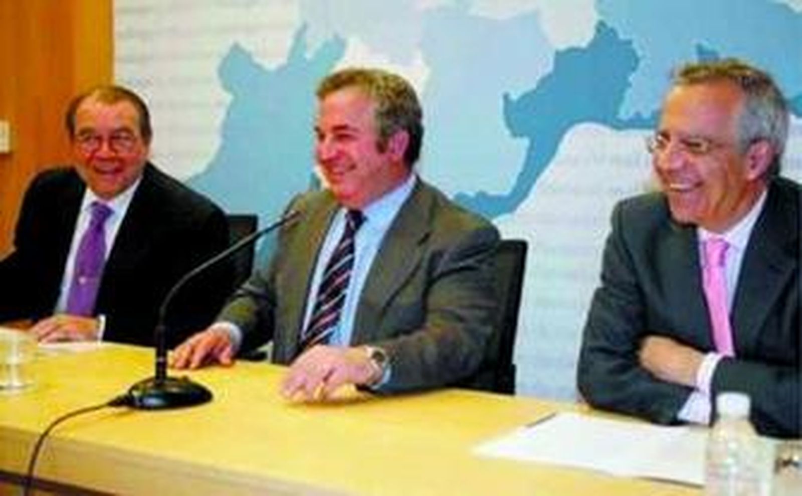 Jerónimo Pérez Casero, Salvador Pendón y Vicente García.