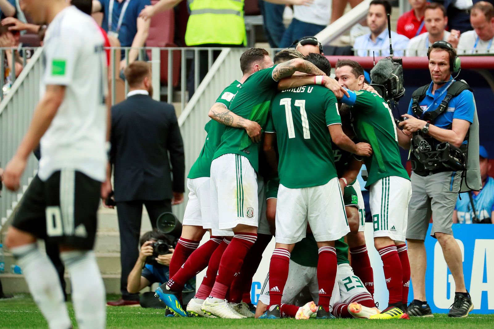 Las imágenes del Alemania-México