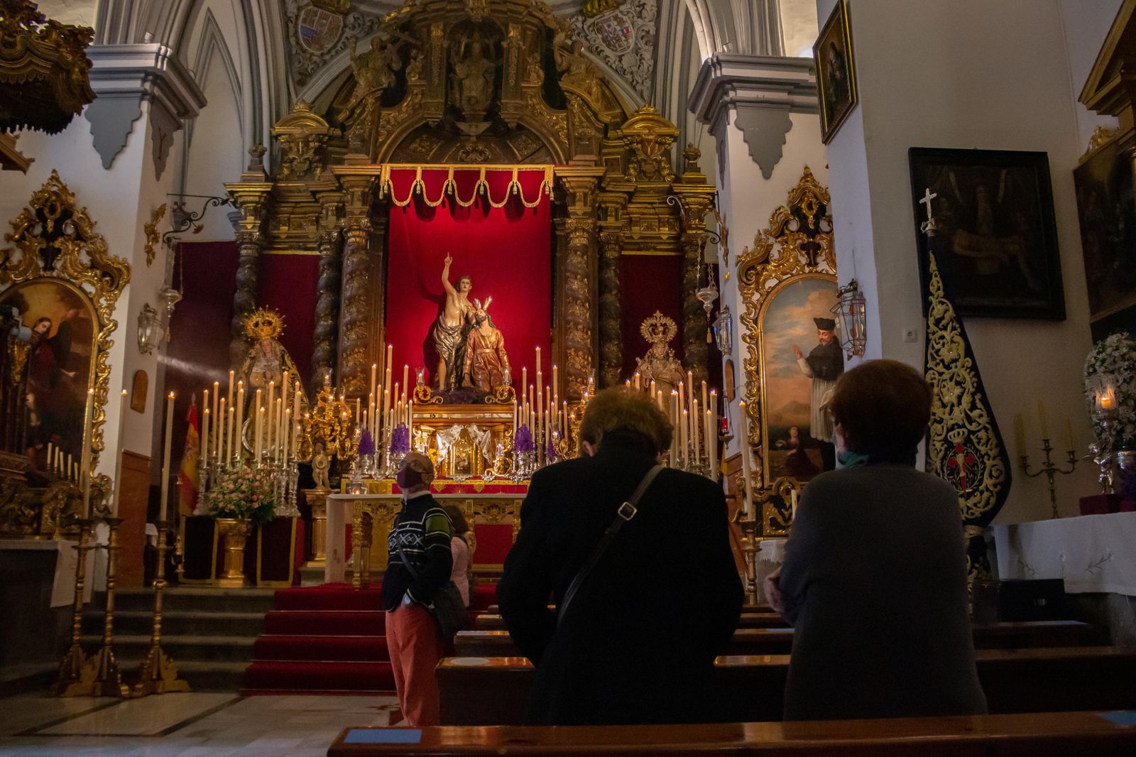 Imágenes de la hermandad del Huerto en las Comendadoras