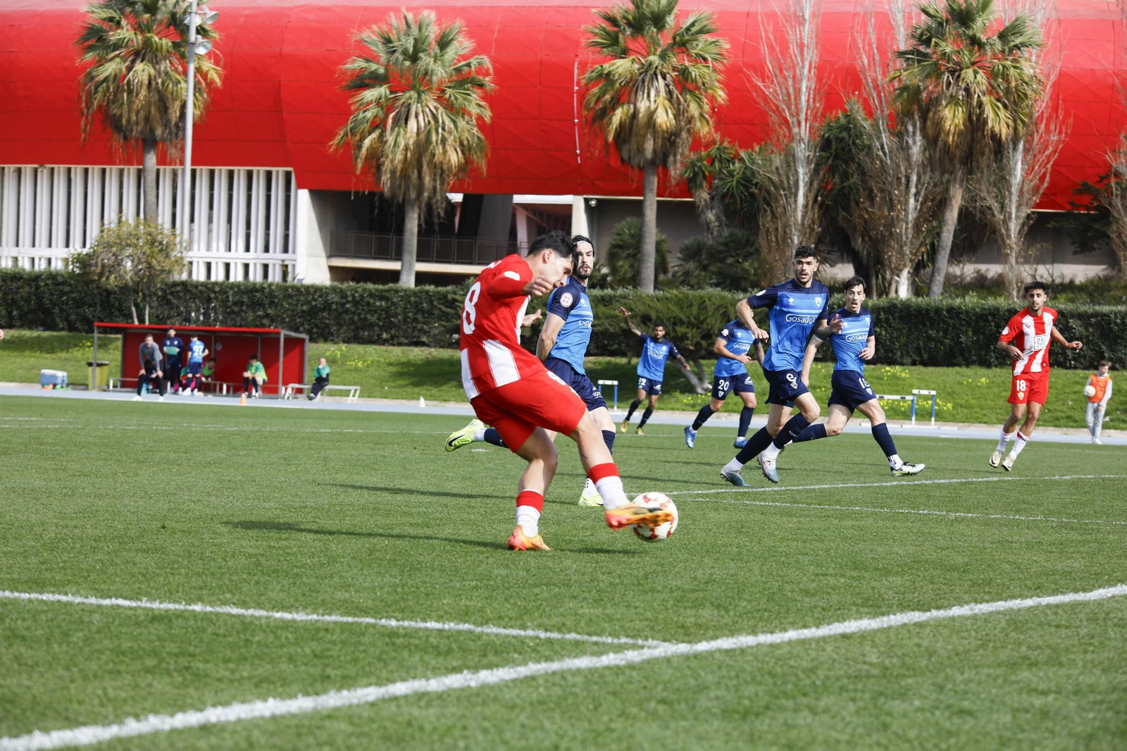 Imágenes del partido entre Almeria B contra Villanovense de segunda RFEF