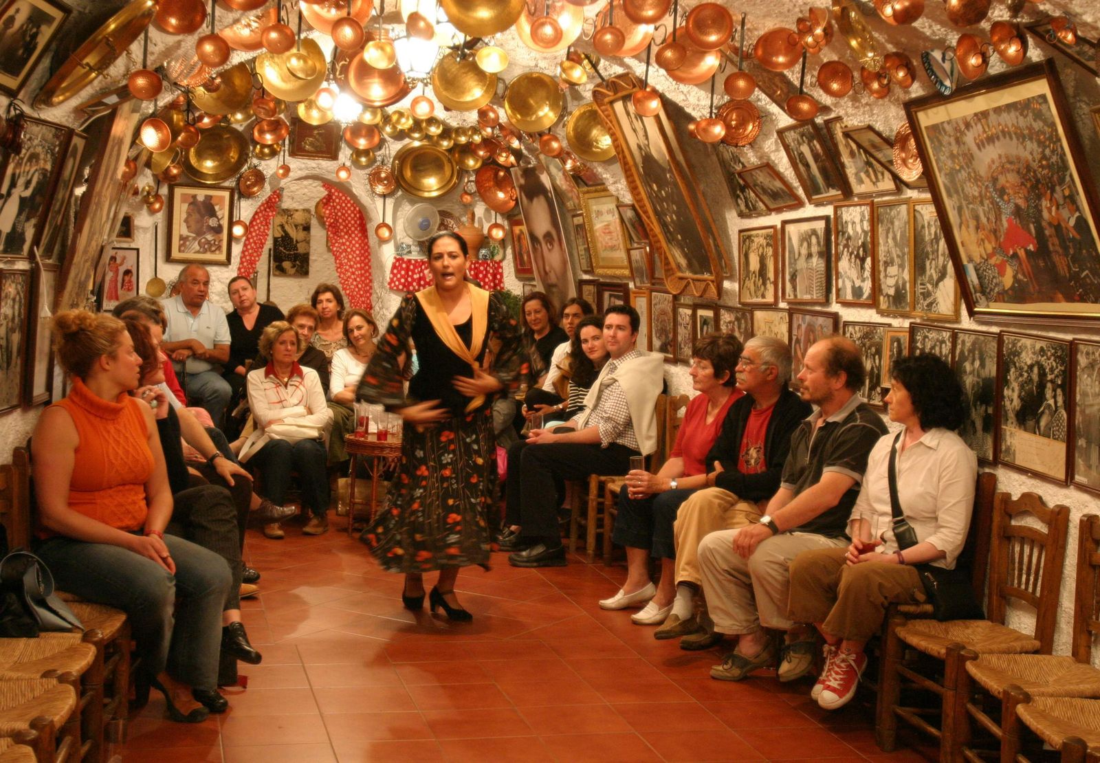 Espectáculo flamenco del Sacromonte.