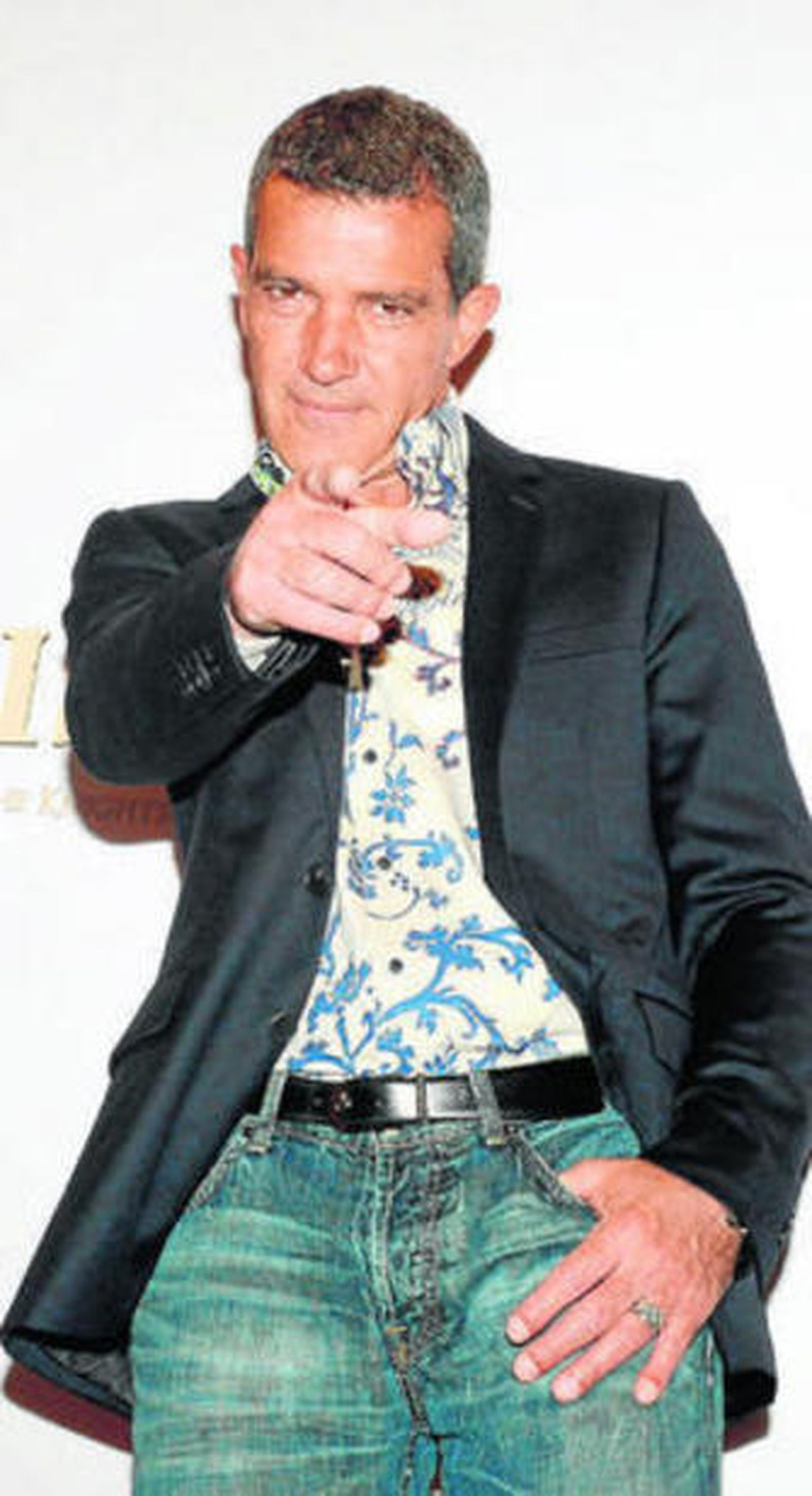 Antonio Banderas, ayer, en Londres.