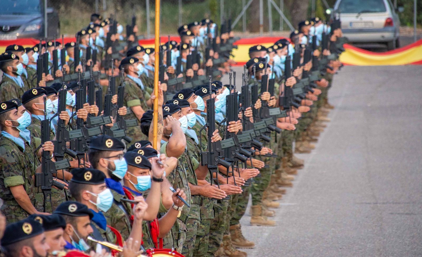 Un momento del homenaje.