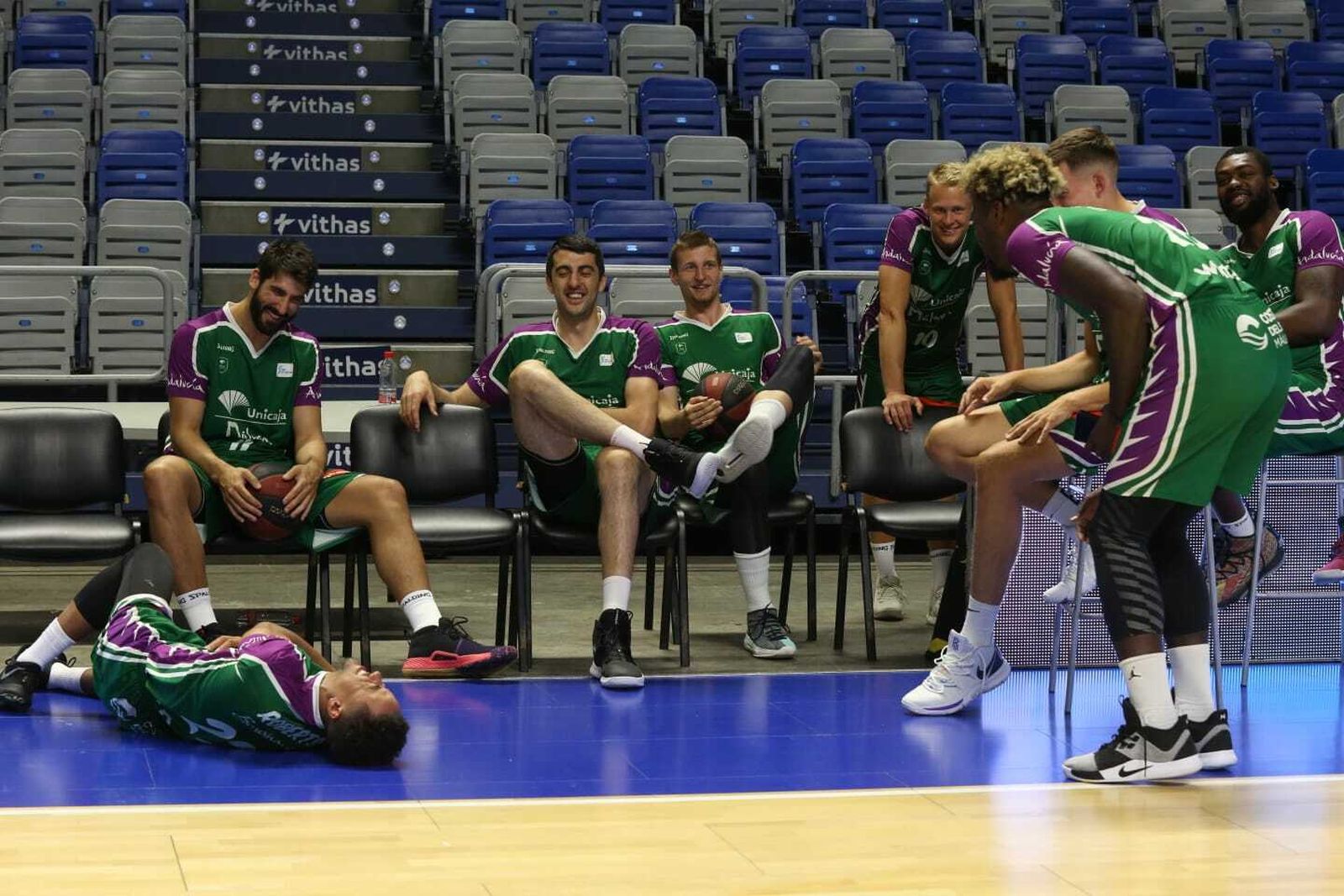 Fotos: El buen rollo del Unicaja en el Media Day