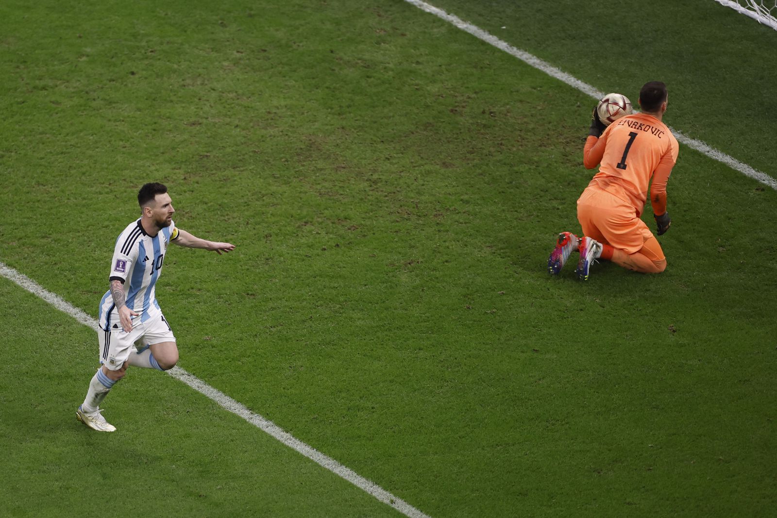 Las fotos de Messi contra Croacia