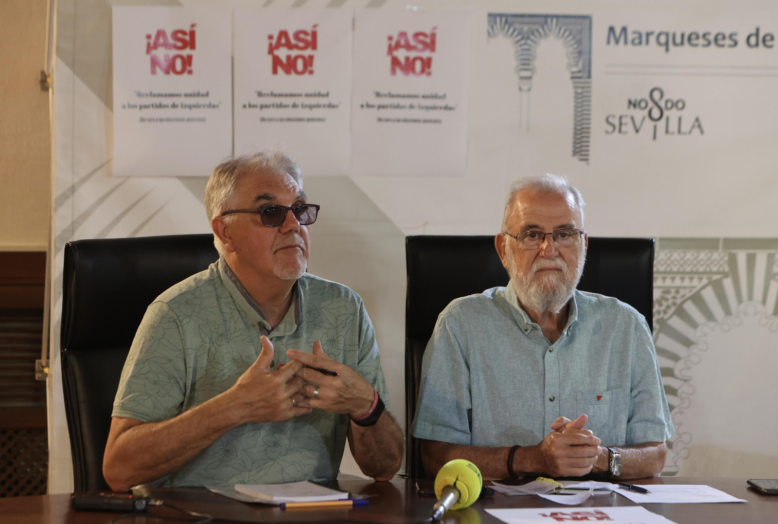 Fernando Noriega y Antonio Rodrigo Torrijos, dos de los impulsores de la iniciativa.