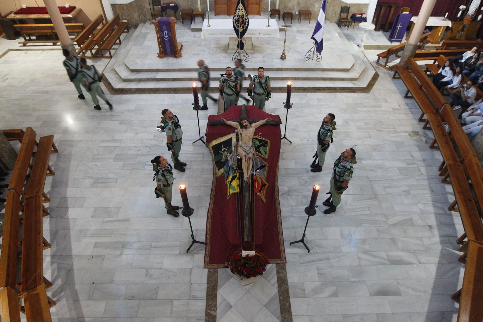 Custodia del Cristo de la Buena Muerte de La Legión. Semana Santa 2019. El Parador