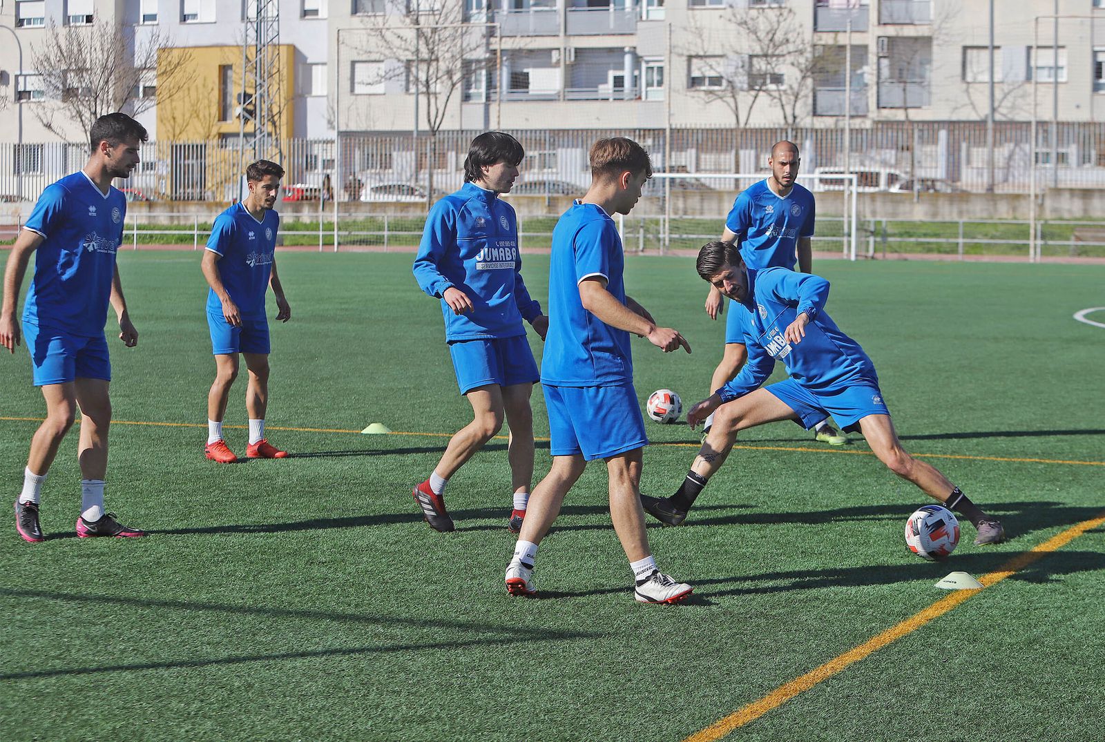 Entrenamiento del Xerez DFC en La Granja