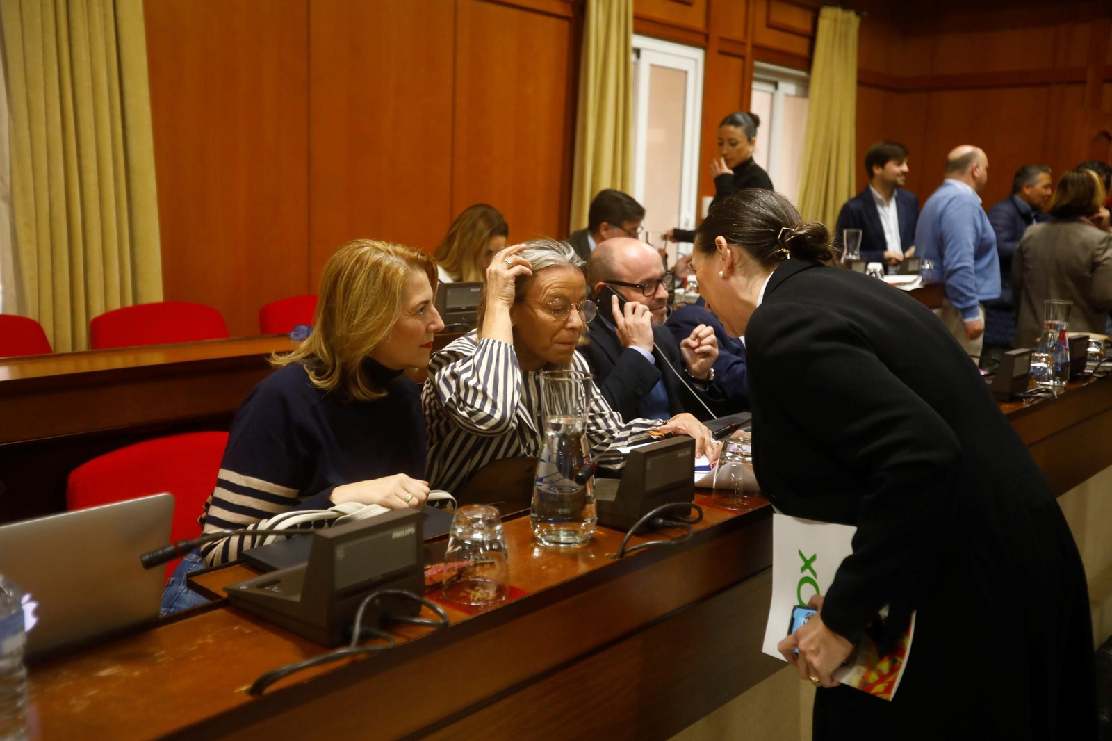 Las imágenes del Pleno suspendido por las protestas de los vecinos de Villarrubia Las imágenes del Pleno suspendido por las protestas de los vecinos de Villarrubia
