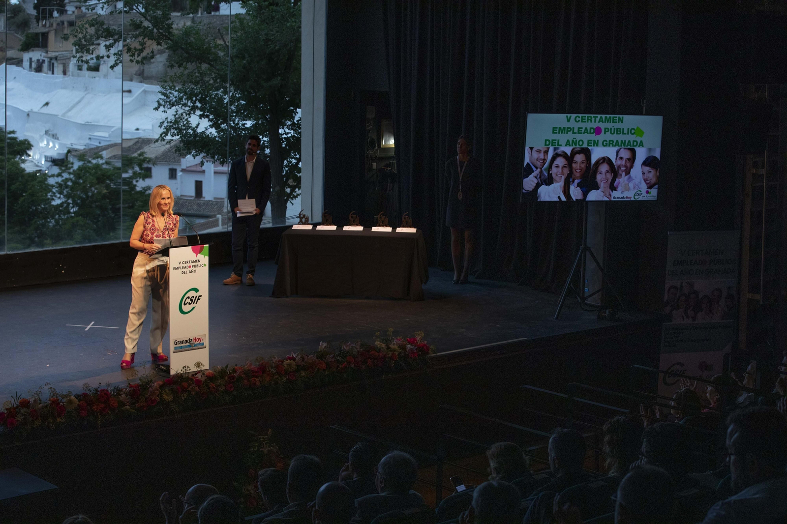 El V Certamen del Empleado Público del año en Granada, en imágenes