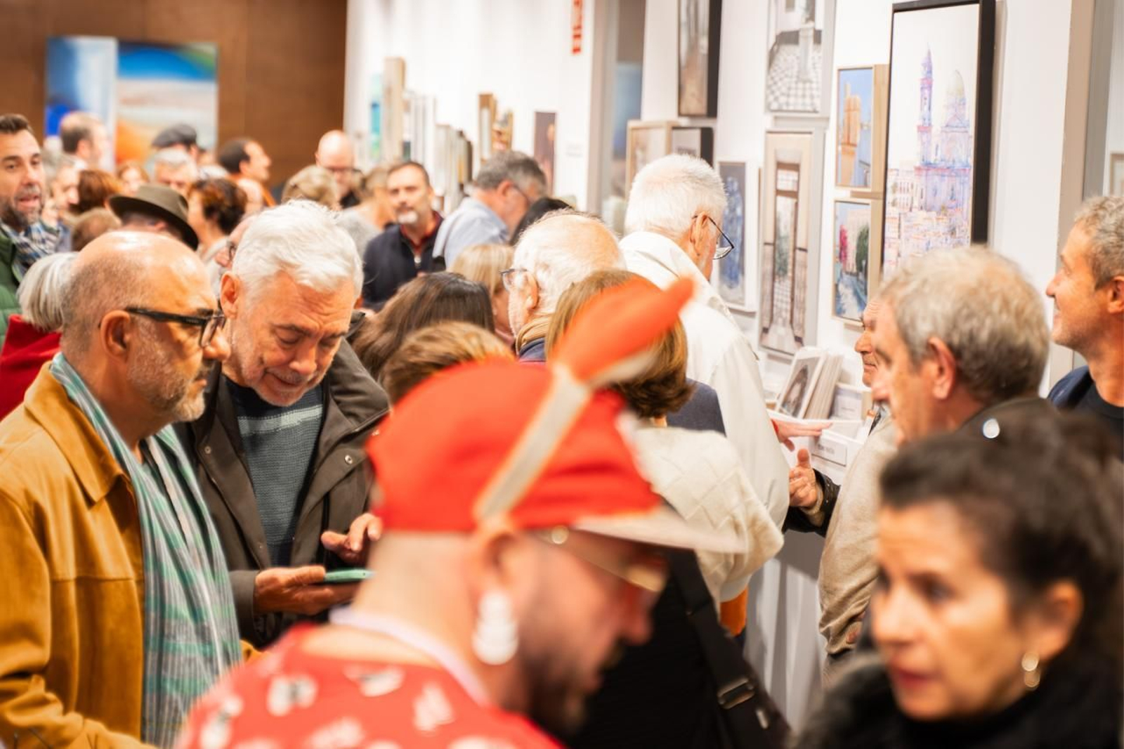 Apertura oficial del Mercado de Arte de Arquitectos en Cádiz.
