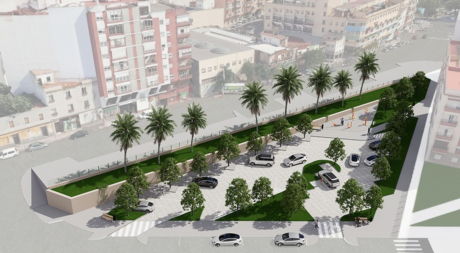 El proyecto para el solar de la avenida Ramón Puyol.