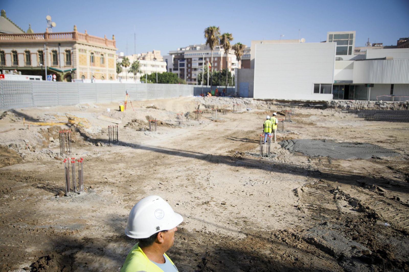 Imágenes del desmantelamiento de la estación intermodal