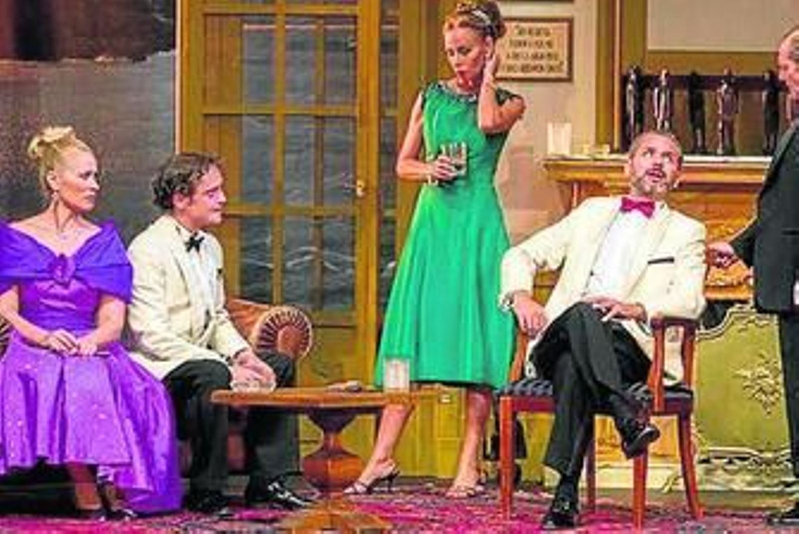 Un momento de la puesta en escena.